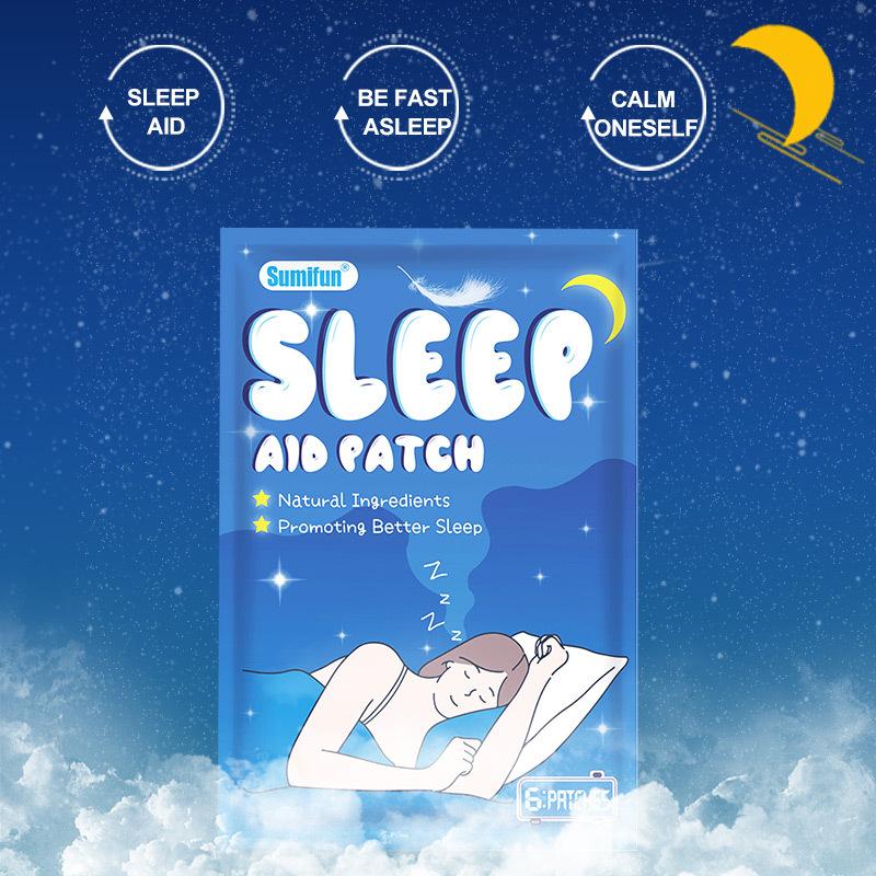 Improve Sleep Patch Anxiety Essential Oil Relieve Headache Stress Plaster Improve Insomnia Quality Body Relax Sticker Natural Sleep Aid Paste
