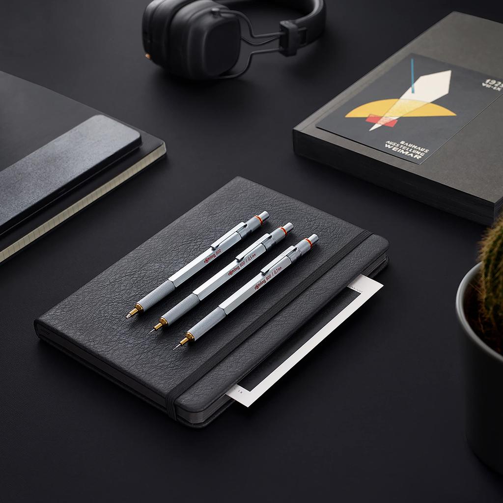 Rotring Mechanical Pencil Mechanical Pencil 800 Silver 1904448 Genuine Imported Product 0.7mm