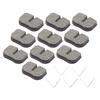 5 Pairs Mini Bike Disc Brake Pads Semi Metal Ceramic Brake Pads Set Replacement for Coleman CT100U C