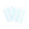 12Sheet Self Adhesive Sticky White Label Writable Name Stickers Blank Note Label