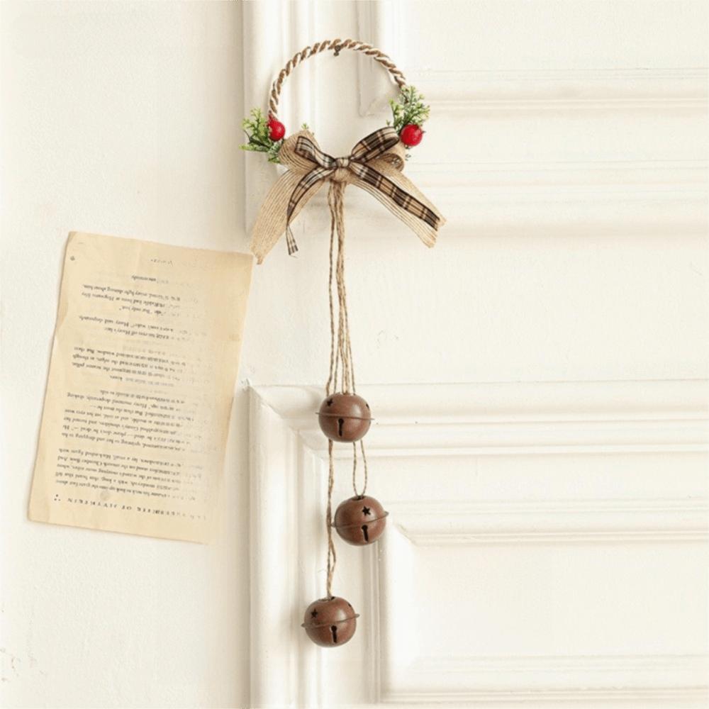 With Bowknot Christmas Bell Suspended Ornamentation Christmas Tree Pendant Jingle Bells Party