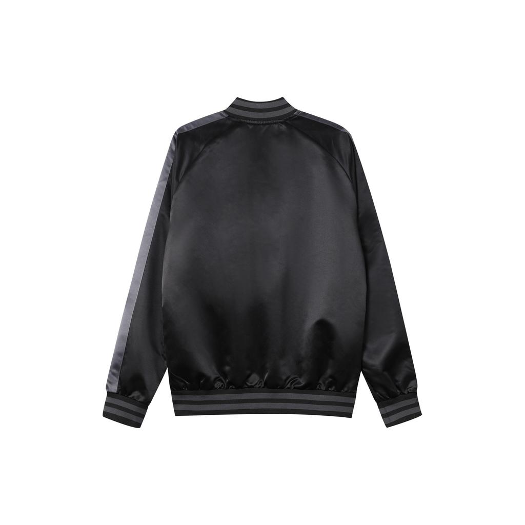Mitchell Ness Baseball Jacket Unisex Black STJKSC19007-CBUBLCK