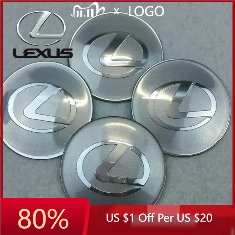 2026 Hot Interior Stickers For Lexus NX200T ES250 ES300 ES350 RX350 RX400 GX300 IS300 IS400 Accessories 65MM Alloy Car Wheel Hub