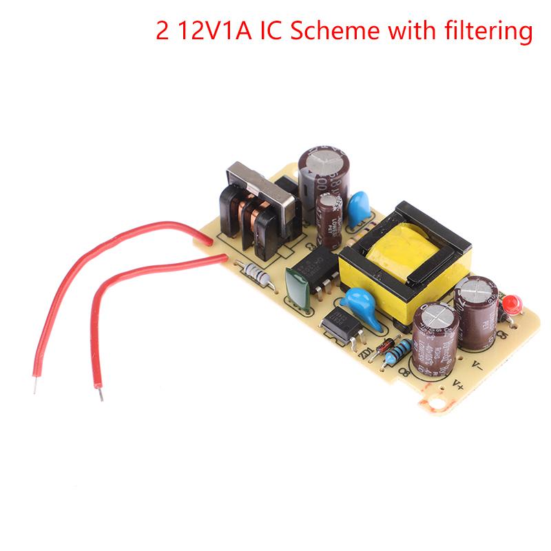 Новый 1 шт. AC-DC 12V 1A Импульсный Модуль Блока Питания Голая Плата AC 100-240V To 12V