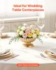 VEVOR 10 PCS Wedding Flower Vase, 12 cm Tall Mini Flower Table Centerpieces, Small Floral Bowl Decorative Easy Installation