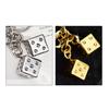 Золотой кубик брелок подвеска портативный талисман удачи многофункциональный брелок для сумки ключ
