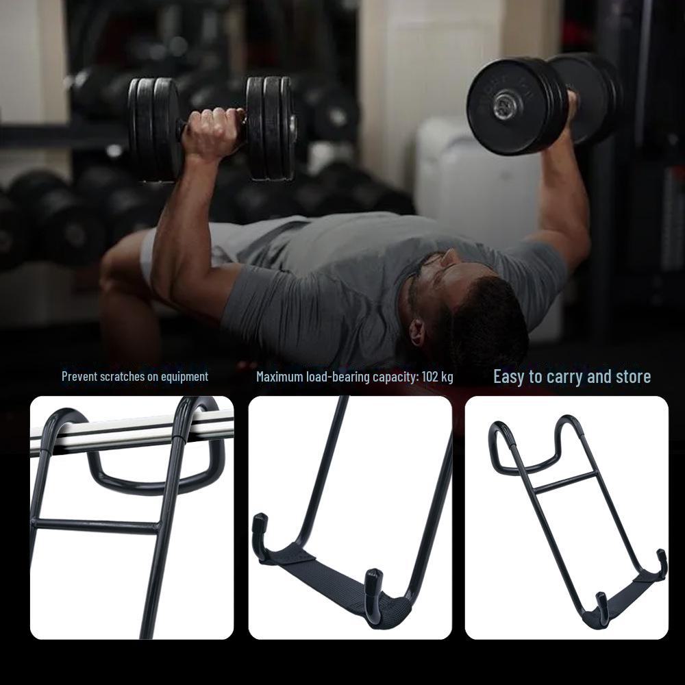 Силовой крюк для гантелей: Нескользящий, многофункциональный резиновый крюк для домашнего фитнеса и вспомогательных горизонтальных перекладин