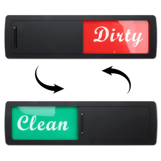 Грязно-чистый магнит для посудомоечной машины, легко читаемый слайд, грязно-чистый магнитный индикатор, акриловый знак, украшение для кухни