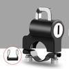 Motorcycle Handlebar Lock Durable Security Portable Anti Theft Key Lock for Helmet Accessories