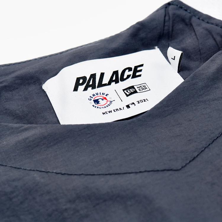 Palace New Era Palace X New Era Collaborative Detroit Tigers Drill футболка с длинным рукавом с круглым вырезом мужские топы темно-синего цвета P21DNSS005