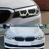 Белый светодиодный модуль ДХО «Ангельские глазки» для BMW 5 серии G30 G31 G38 M5 F90 до рестайлинга 2017 2018 2019 2020
