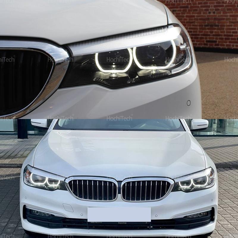 Белый светодиодный модуль ДХО «Ангельские глазки» для BMW 5 серии G30 G31 G38 M5 F90 до рестайлинга 2017 2018 2019 2020