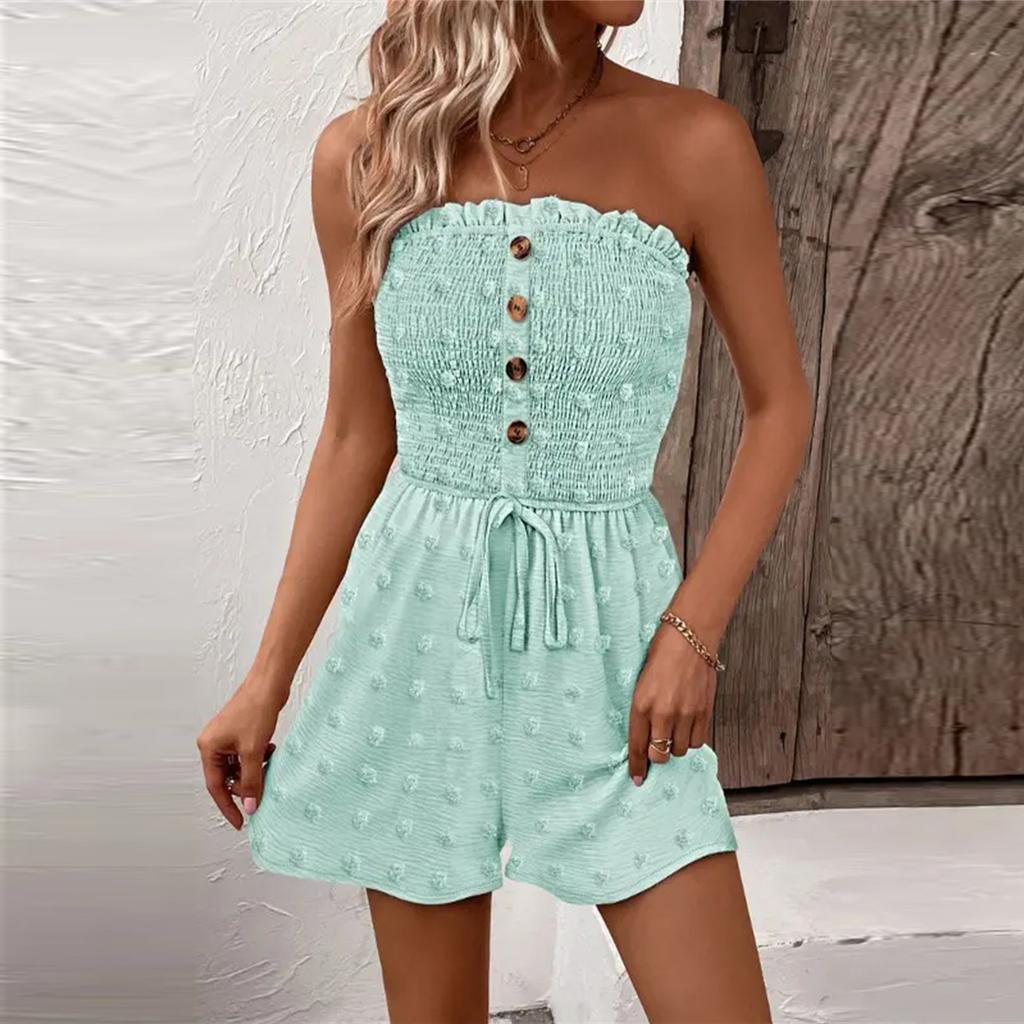 Женский удобный повседневный комбинезон с коротким рукавом, свитер, комбинезон, шорты