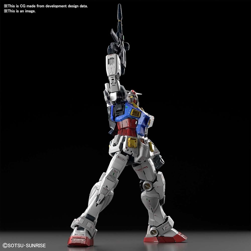 Пластиковая модель Gundam RX-78-2 в масштабе 1/60 серии PG Unleashed, с цветовой кодировкой