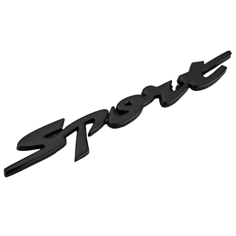 Автомобильные наклейки самоклеящиеся АБС-пластик Спортивная эмблема значок авто хвост аксессуары наклейки 3 цвета