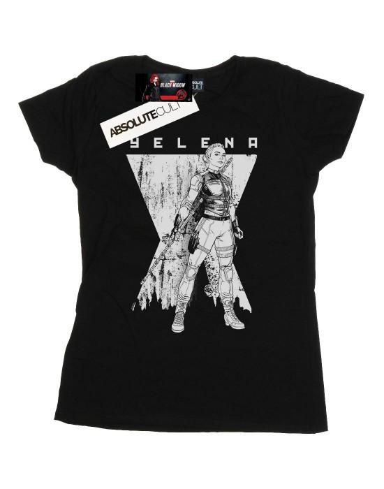 Marvel Womens/Ladies Black Widow Movie Yelena Romanoff Mono Cotton T-Shirt