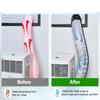 Insulated Portable Air Conditioner Hose Cover With Adjustable Straps Easy Installation Black Sleeve for Duct Vent