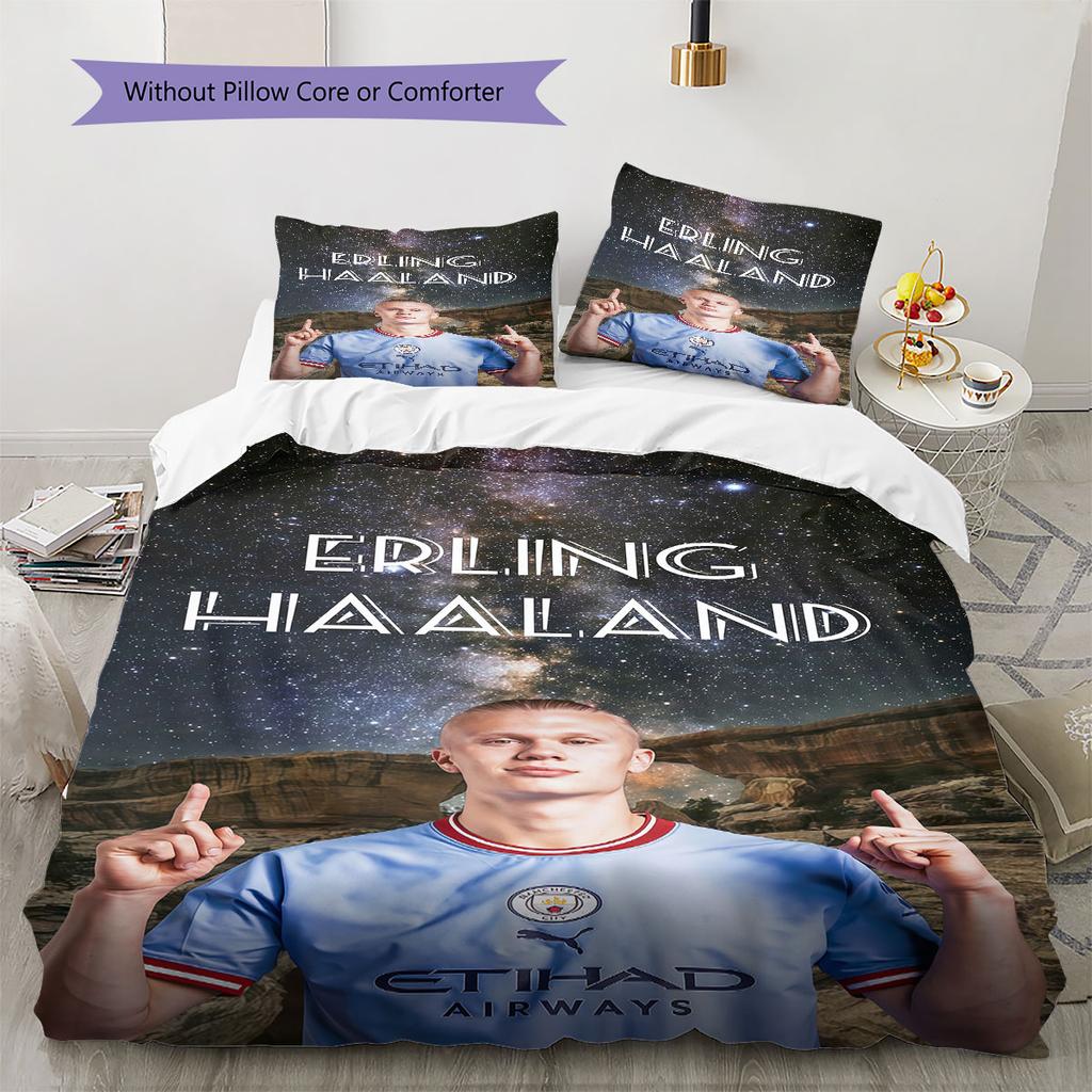 Vinicius Jr. Soul Bedding Quilt Set Quilt Cover Pillowcase Home Decoration Birthday Gift (1 * duvet cover + 2 * pillowcase, without core)