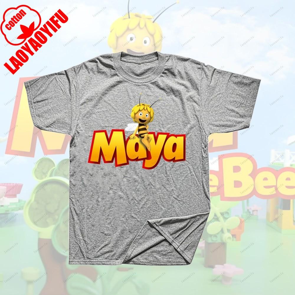 Футболки с персонажами мультфильма «Пчелка Майя» Мультфильмы Футболка для фитнеса, тренировок, бега, активного отдыха на природе