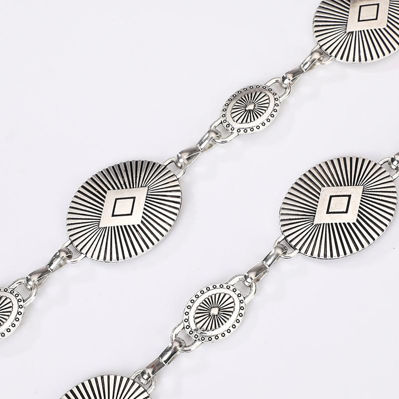 Women's Waist Chain Geometric Metal Versatile Waist Chain Fashion Women's Waist Chain