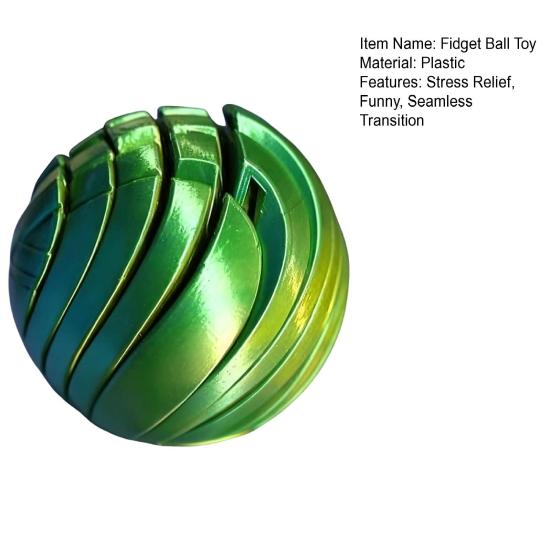 Игрушка-спиннер 3D-печати для снятия стресса Twistsphere Игрушка-непоседа Гипнотический шар-спиннер