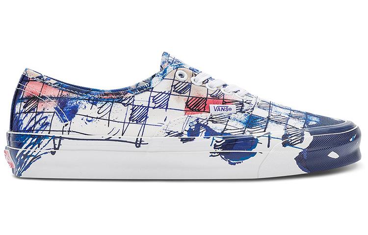 Оригинальные Connor Tingley x Authentic Og Vans Lx 'Шахматная доска - Белый Синий' VN0A4BV961P