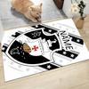 Custom Name Nautical Crest Emblem Carpet Rug Customizable Soft Washable Anti-Slip Home Living Room Sofa Mats Personalized Rug. 0909200