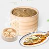 Chinese Steamer Bamboo Steamer with Lid Steamer Basket Natural Basket Bamboo Steamer  Kitchen
