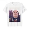 John Pork Dih Funny Internet  Brainrot T-shirt for Women T Shirts Sleeve Tops Summer Short Sleeved Harajuku Streetwear Tops Tees