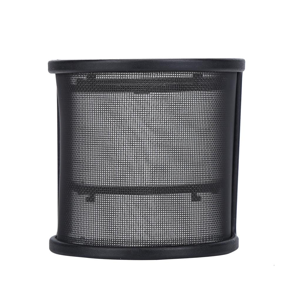 Микрофонный поп-фильтр U-образная ветрозащитная маска металлическая сетка микрофонный ветрозащитный экран для студии