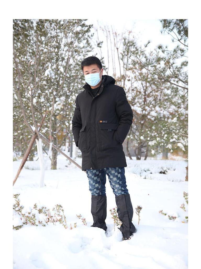 Outdoor Zipper Velcro Snow Leggings for Hiking Foot Protection