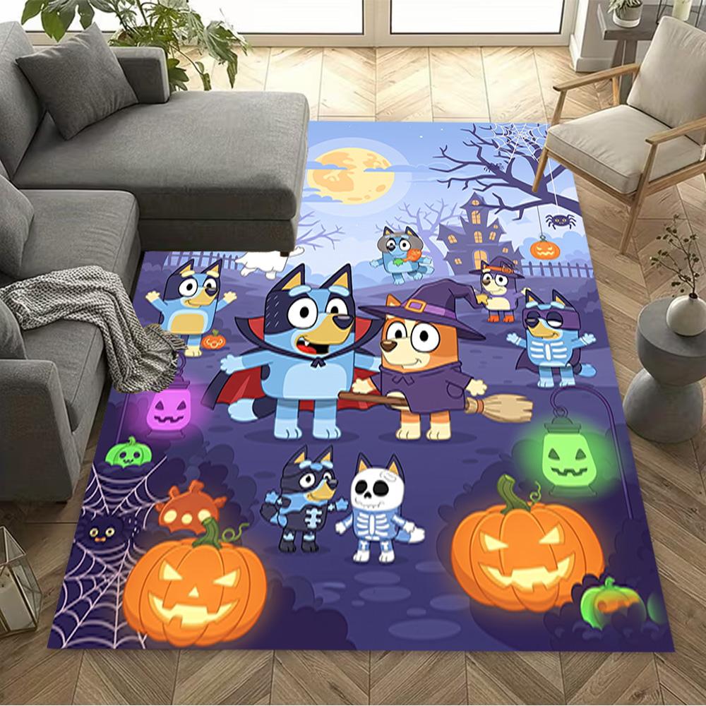 Happy Howloween Greetings Area Rug Suitable for Entryway Outdoor Bedrooms Foyer Anti-slip Rug Decorate Offices Perfect Gift for Women/Men