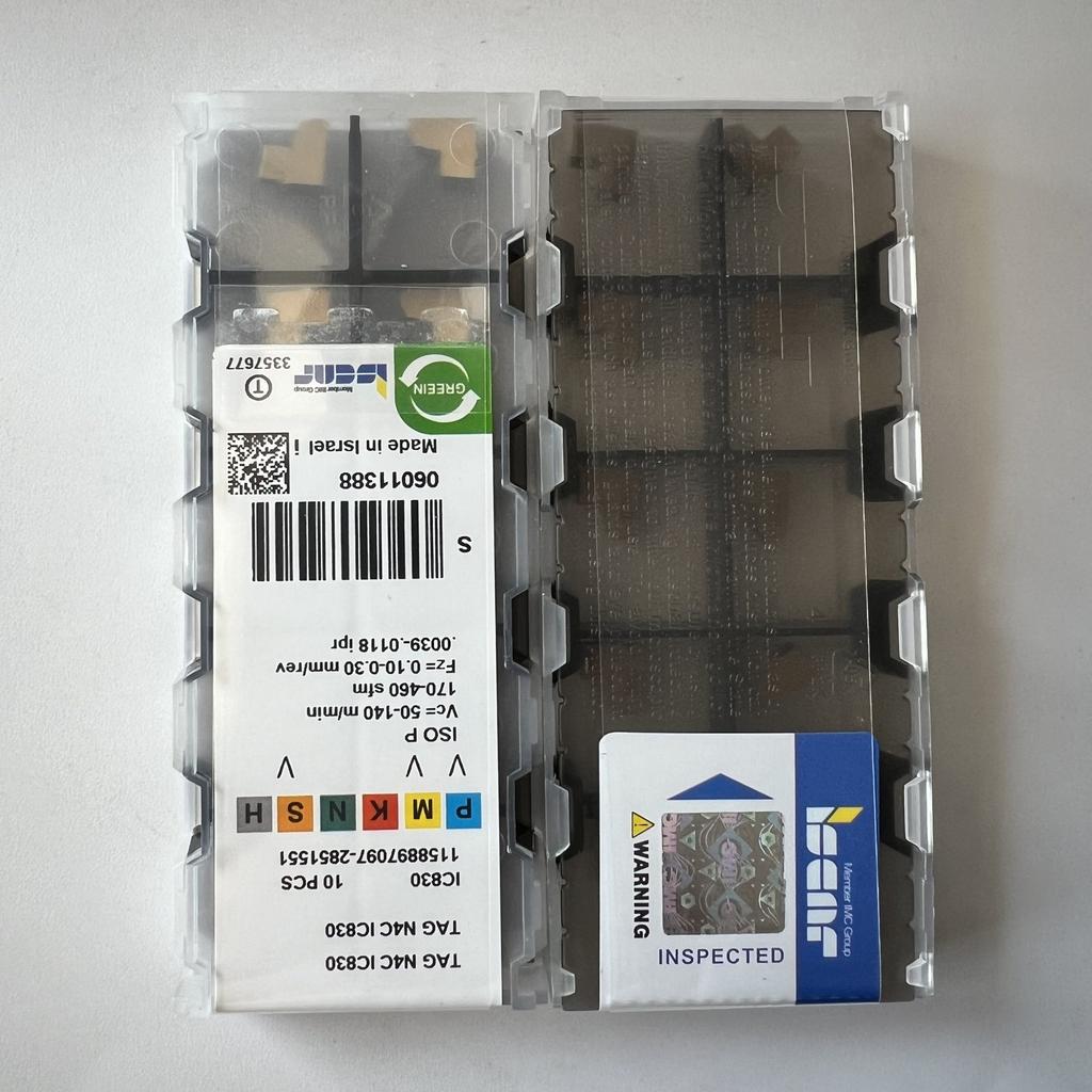 ISCAR / TAGN4C IC830 / Industrial indexable carbide inserts 10 Pcs