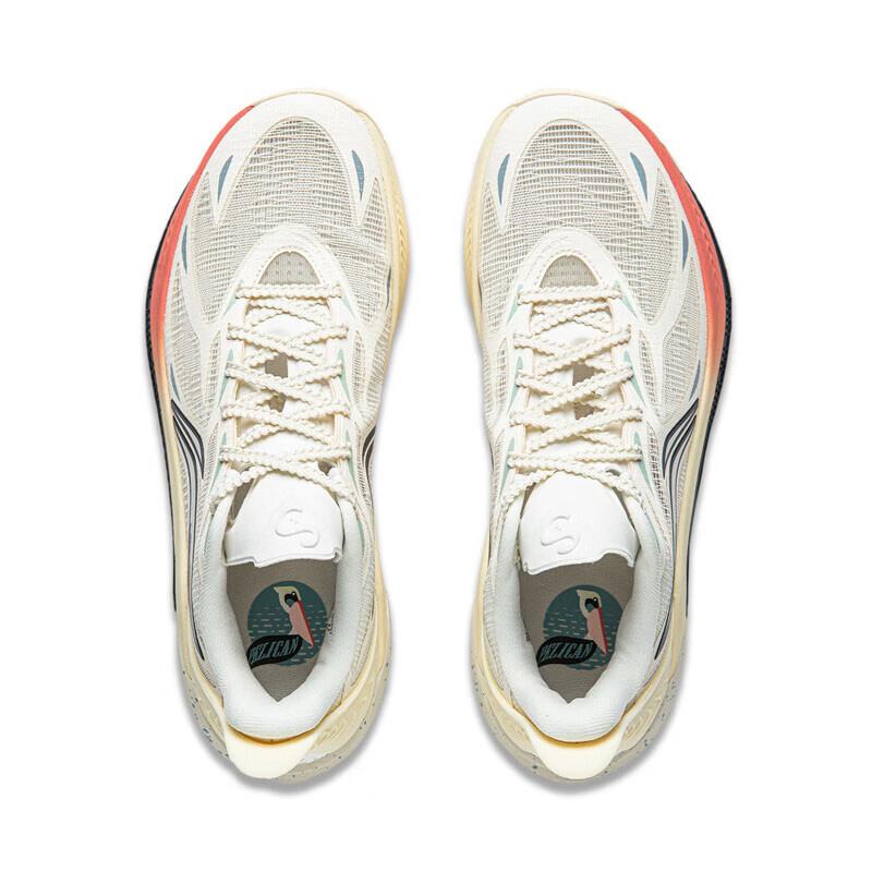 Баскетбольные кроссовки Li Ning SONIC 12 Мужские Низкие Бежевые ABAI019/_20240728172051