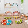 Wooden Half Round Hand Ringing Bell Children Musical Orff Instruments Clapper Handle Educational Fun Toys Infant Teaching Aids