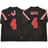 Mens College Football Jersey Team Cotton Blend Rugby Training Shirt Buckeyes Longhorns Volunteers Buffaloes
