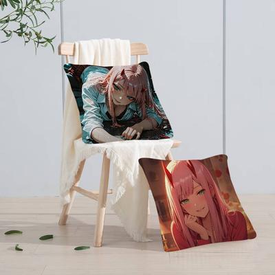 Аниме FRANXX Zero-Two Наволочка Чехол для подушки Декор Наволочка Принт Чехол для подушки Для дивана