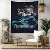 Messi Custom Your Name Wall Decor Tapestry Art For Pet Memorial Birthdaywedding Party Backdrop Family Gift