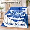 Custom Text Flannel Blanket Queens Park Rangers FC Print Warm Cozy Blanket Home Sofa Bedding