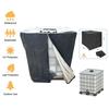 Waterproof 210D Oxford Cloth IBC 1000L Tank Cover with Zipper & Lid - Dustproof & Heat Insulating.