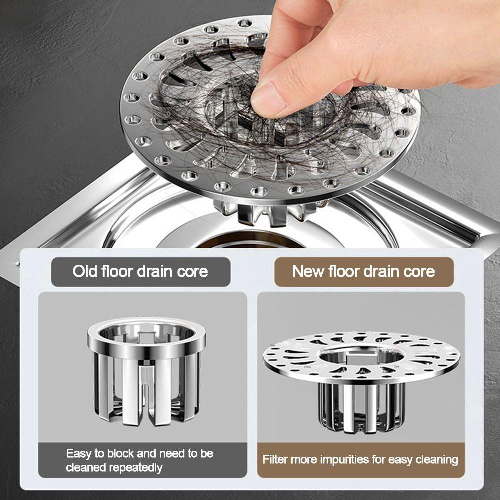 С решетчатой крышкой, ситечком для раковины, дезодорирующим, двойного назначения, напольным сливом, прочным сливом для пола в душевой кабине