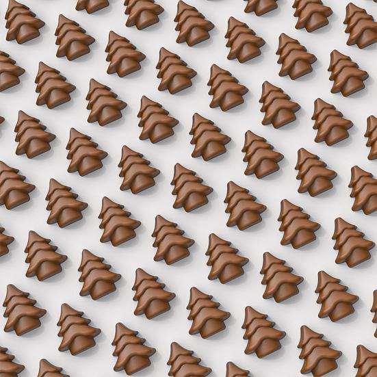 Форма для печенья, Рождественская елка, Турция, силиконовая форма для печенья, антипригарная многоразовая форма для выпечки для конфет, желе