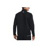 Under Armour Solid Color Letter Print Half-Zip Long Sleeve Sweatshirt Men Tops Black 1373409-001