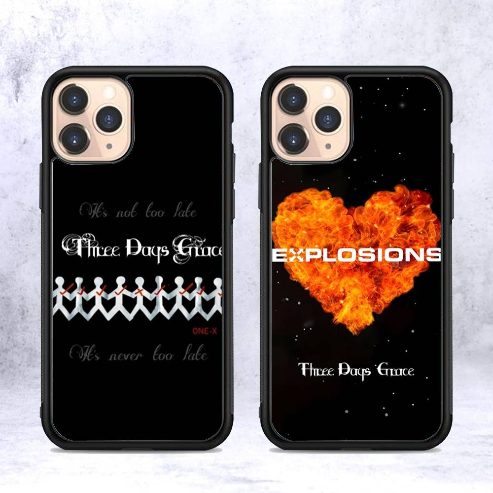 Классический Винтажный Чехол для Телефона Группы Three Days Grace Для IPhone 17 16 Pro Max 11 12 13 14 15 Жесткий PC+TPU С Подставкой Задняя Крышка