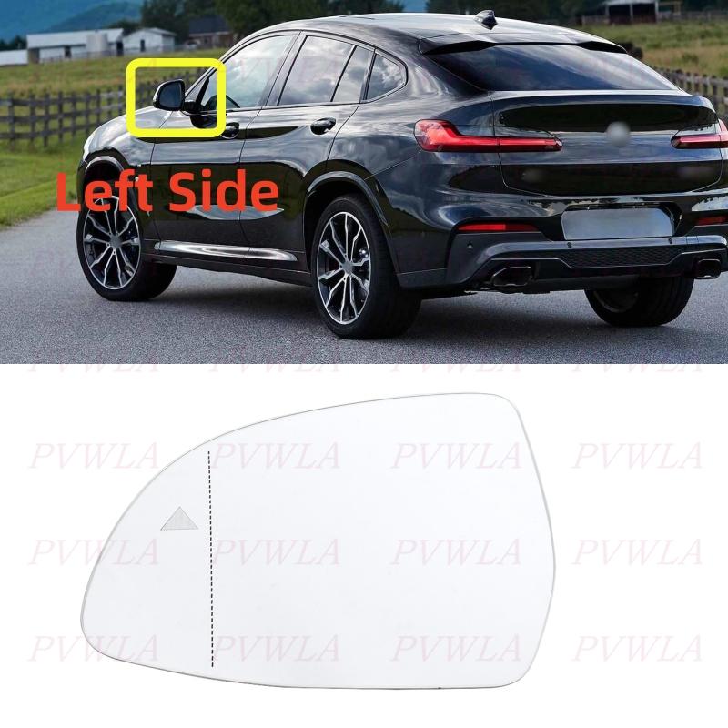 Heated Blind Spot Side Mirror Glass For BMW X3 G01 G08 X4 G02 X5 G05 X6 G06 X7 G07 2018 Rearview Lens