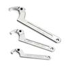 Chrome Steel 7" Adjustable Wrench, Hook Spanner