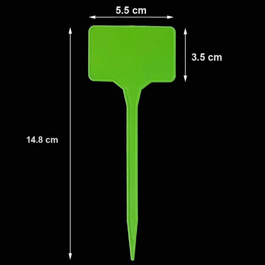 10 шт. Цветочный горшок Пластиковый Суккулент Садовый маркер Бирка для растения Бирка-этикетка Подвесная бирка
