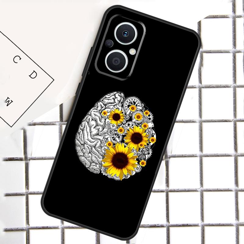 Медицинские человеческие органы Мозг Для OPPO Reno 14 12 11 10 13 Pro 8T 11F 12F 13F 14F 7 8 Lite OPPO Find X9 X8 X6 X5 Pro Чехол