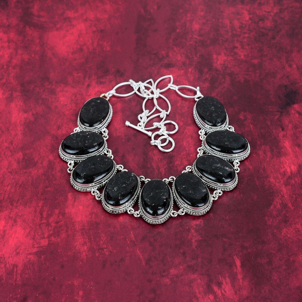 Nummite Necklace, 925 Solid Sterling Silver Gemstone Jewelry, Handmade Necklace, For Thanksgiving