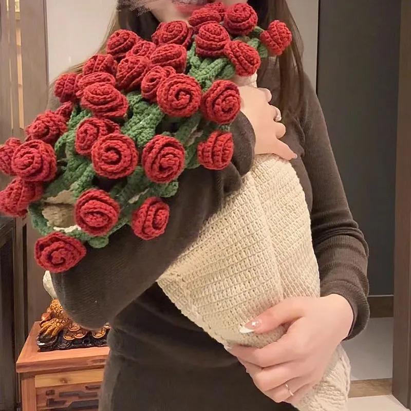 Chinese Wedding Gift Rose Bundle Blanket Wedding Gift Red Lucky Character Sofa Blanket Wedding Blanket Winter Warm Wedding Gift